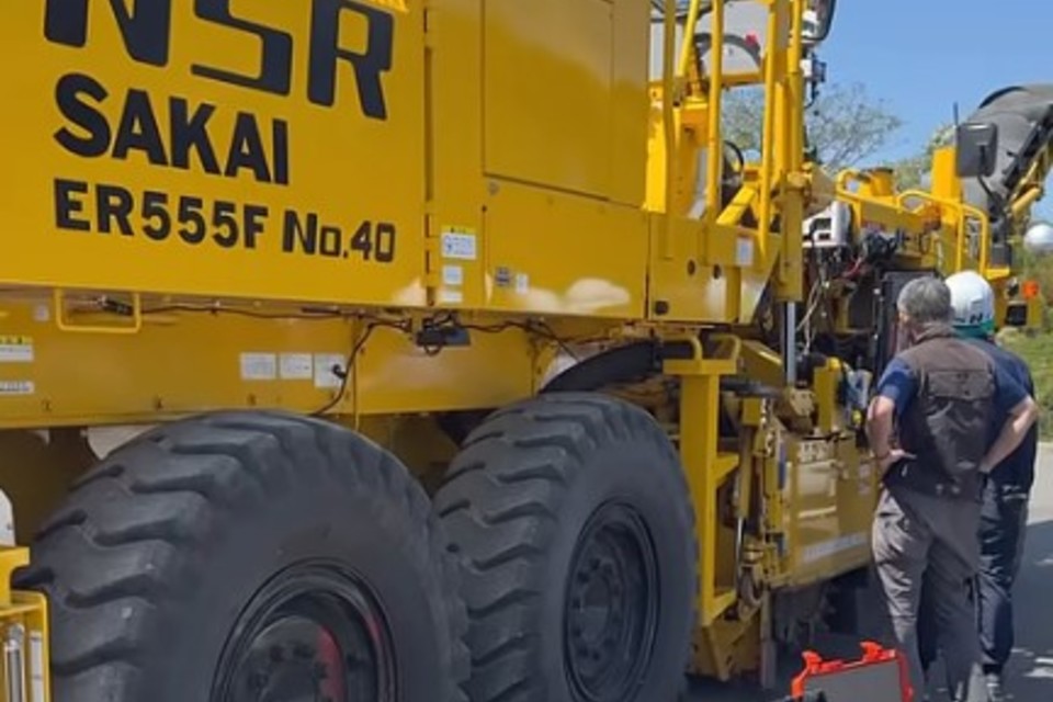 ソーキシステムキャリブレーション ICT施工の画像