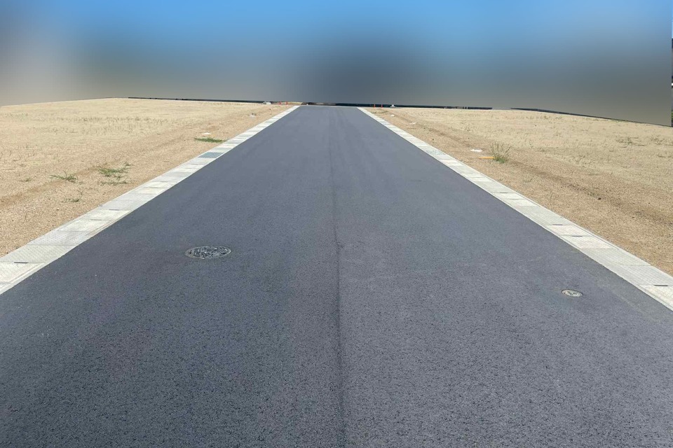 岡山市東区 宅地開発道路①の画像