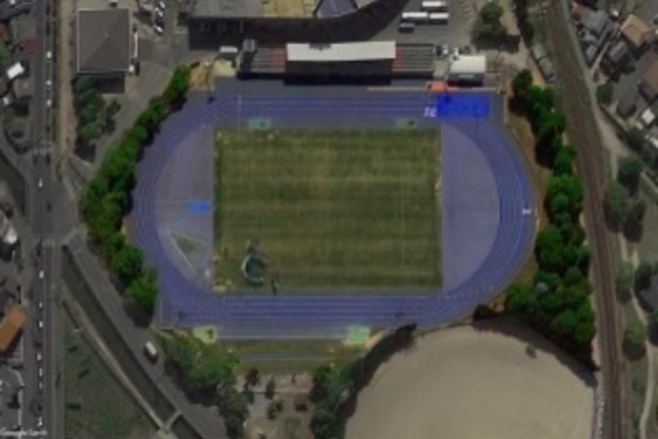 倉敷運動公園競技場工事の画像